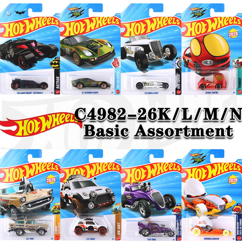 Die Cast Car 1 64 - Hot Wheels C4982-2026 Koleksiyonu, 1:64 Ölçekli