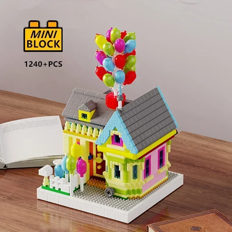 Building Block Mini - Mikro Mini Blok Balon Uçan Ev