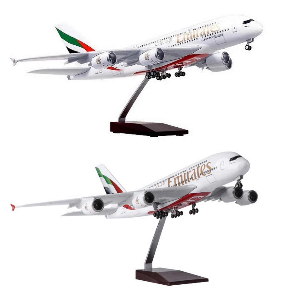 Model Airplane Plastic - Yeni Emirates A380 Model Uçak 1/160