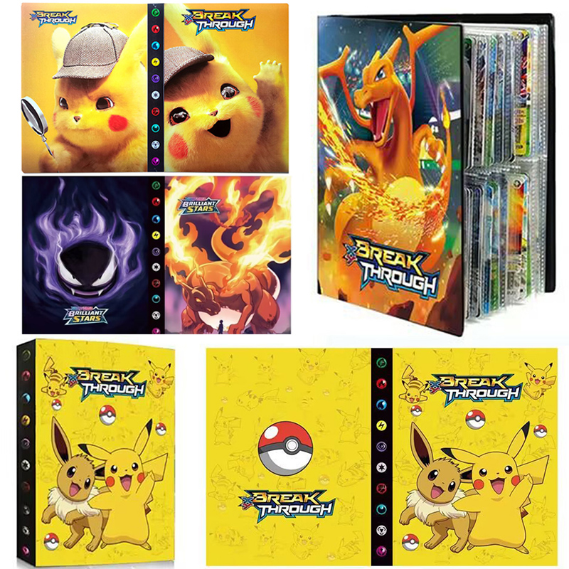 Pokemon Binder Card - 240 adetlik çizgi film temalı albüm