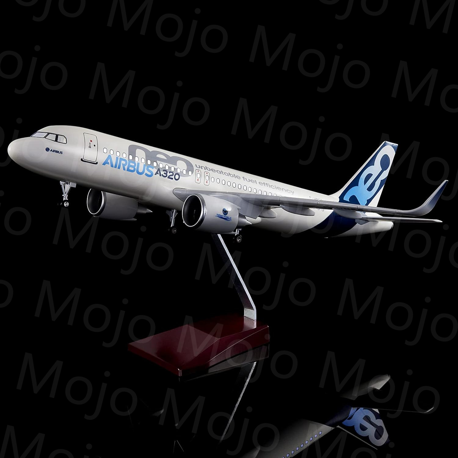 Model Airplane Plastic - 1:80 Ölçekli 47 Cm Model Airbus